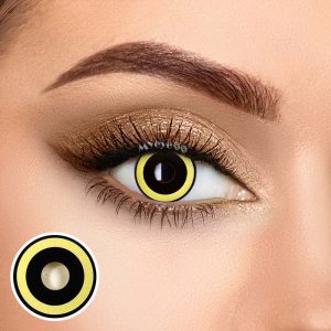 Eyemi Nebulos Yellow Cosplay Colored Contact Lenses