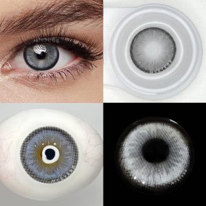 Eyemi Norko Grey Prescription Men Colored Contact Lenses