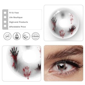 Eyemi Soul's Grasp  White Cosplay Colored Contact Lenses丨6 Months