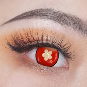 Eyemi Blind Hutao Red Cosplay Colored Contact Lenses