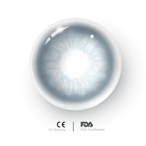 Eyemi Unspoken Mirage Blue Prescription Men Colored Contact Lenses