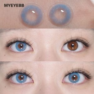 Eyemi Queen Blue Prescription Colored Contact Lenses