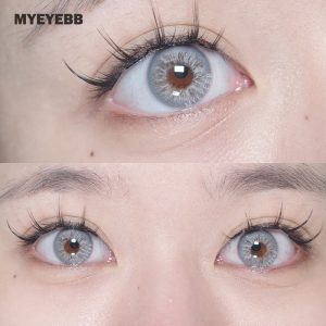 Eyemi Unspoken Mirage Grey Prescription Colored Contact Lenses