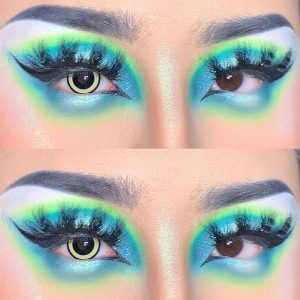 Eyemi Nebulos Yellow Cosplay Colored Contact Lenses