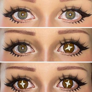 Coloredeye Blind Kinoko Brown Cosplay Colored Contact Lenses