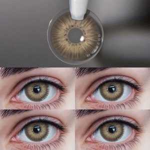 Eyemi New York III Brown Prescription Colored Contact Lenses