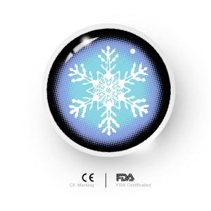 Eyemi Blind Snowflake Cosplay Colored Contact Lenses