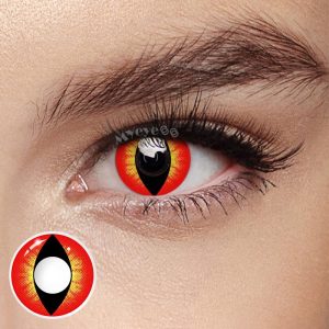Coloredeye Cat Eye Reddish Brown Cosplay Colored Contact Lenses