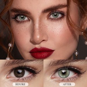 Eyemi Abyssal Green Prescription Colored Contact Lenses