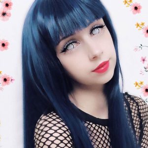 Coloredeye Blind White Manson Mesh Prescription Cosplay Colored Contact Lenses