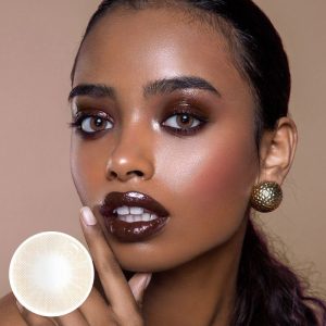 Eyemi Hid II Ocre Prescription Colored Contact Lenses