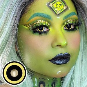 Eyemi Nebulos Yellow Cosplay Colored Contact Lenses