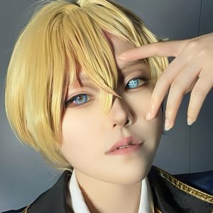 Eyemi Blind Aqua Hoshino Blue Cosplay Colored Contact Lenses
