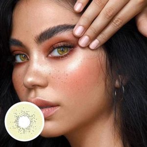 Eyemi Ocean Brown Green Prescription Colored Contact Lenses