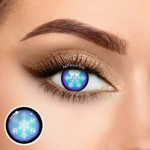 Eyemi Blind Snowflake Cosplay Colored Contact Lenses