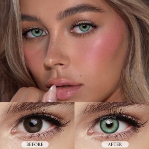 Eyemi Breeze Green Prescription Colored Contact Lenses