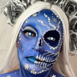 Eyemi Blind Snowflake Cosplay Colored Contact Lenses