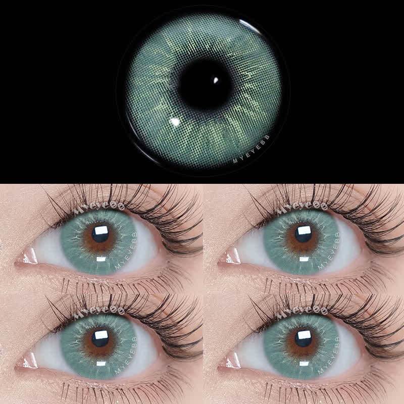 Coloredeye Eros Green Prescription Colored Contact Lenses