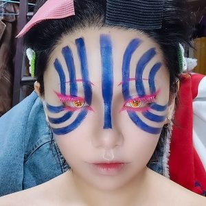 Eyemi Blind Akaza Cosplay Colored Contact Lenses