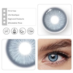 Eyemi Aloe Blue Colored Contact Lenses