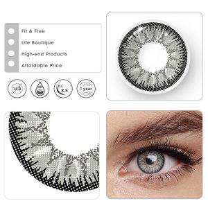 Coloredeye Wild Nature Vika Grey Colored Contact Lenses