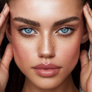 Eyemi Gold Glitter Freckles Makeup Patches