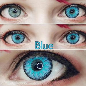 Coloredeye Wild Nature Blue Prescription Colored Contact Lenses