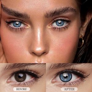 Eyemi Norko Blue Prescription Colored Contact Lenses