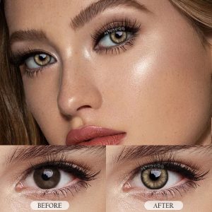 Eyemi Pearlescent Brown Prescription Colored Contact Lenses