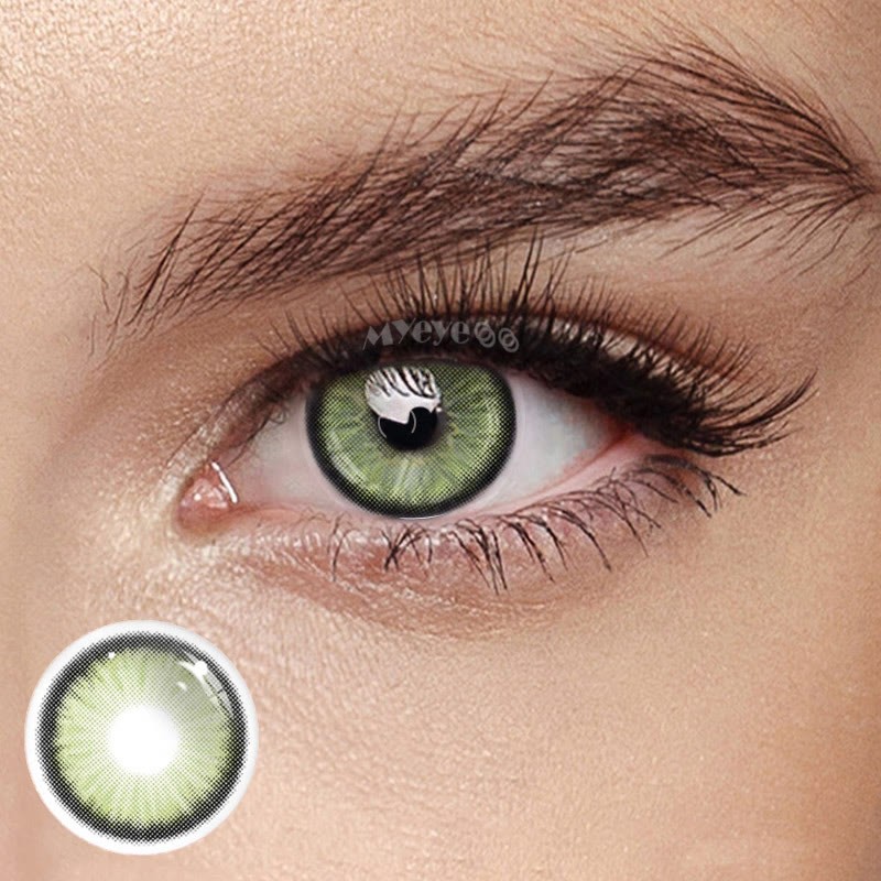 Coloredeye Norko Green Prescription Colored Contact Lenses