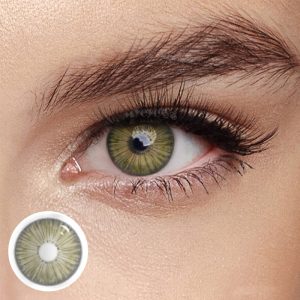 Eyemi New York II Appeal Grey Brown Prescription Colored Contact Lenses