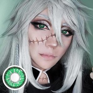 Eyemi Genshin Impact Green Prescription Cosplay Colored Contact Lenses