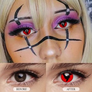 Coloredeye Sharingan Cosplay Colored Contact Lenses