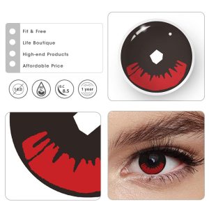 Eyemi Blind Kamado Tanjirou Prescription Cosplay Colored Contact Lenses