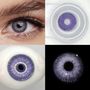 Eyemi New York III Violet Prescription Colored Contact Lenses