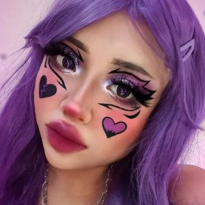 Eyemi Blind Ciel's Contract Purple Cosplay Colored Contact Lenses