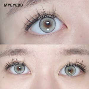 Eyemi Nowhere S7 Grey Prescription Colored Contact Lenses