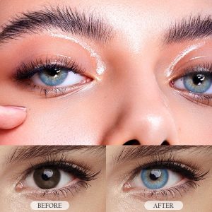 Eyemi Sin Blue Prescription Colored Contact Lenses