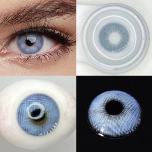Coloredeye Rome Times Blue Prescription Colored Contact Lenses