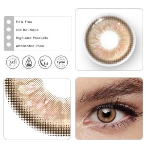 Eyemi Viva Brown Prescription Colored Contact Lenses