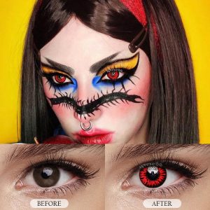 Eyemi Enchanted Black Cosplay Colored Contact Lenses