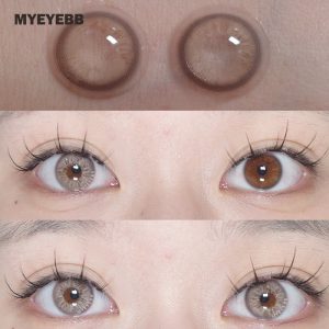 Coloredeye Unspoken Mirage Brown Prescription Colored Contact Lenses