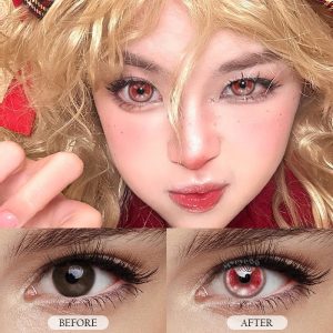 Coloredeye Stitch Button Pink Cosplay Colored Contact Lenses丨1 Day