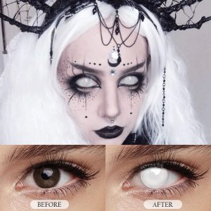Coloredeye Blind Mini Sclera White Out Cosplay Colored Contact Lenses