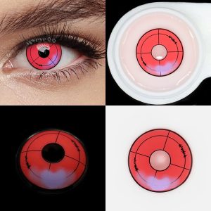 Eyemi Red Violet Cosplay Colored Contact Lenses