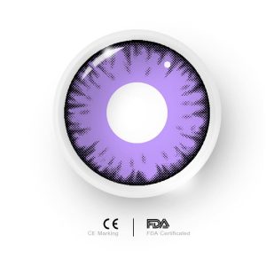Eyemi Miracle TimesII Purple Prescription Cosplay Colored Contact Lenses