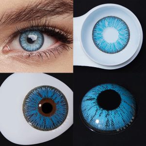 Eyemi Wild Nature Blue Prescription Colored Contact Lenses