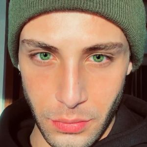 Coloredeye Eros Green Prescription Men Colored Contact Lenses