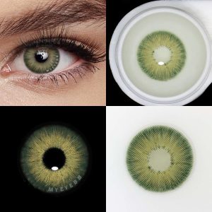Eyemi New York III Green Colored Contact Lenses
