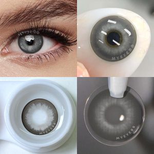 Eyemi Dolly Grey Prescription Colored Contact Lenses
